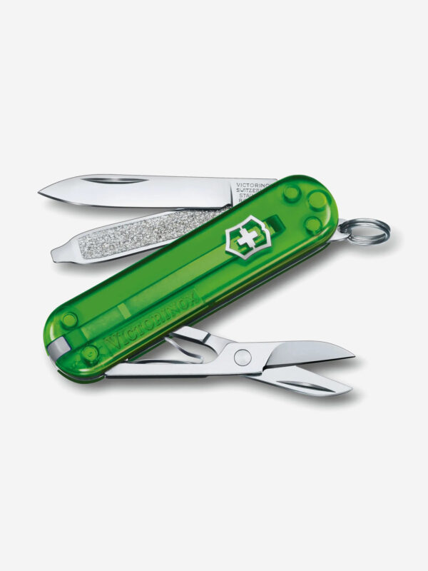 Нож складной Victorinox Classic SD Colors, 58 мм, 7 функций, Зеленый