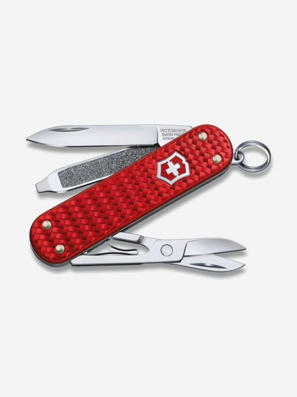 Нож складной Victorinox Classic SD Precious Alox, 58 мм, 5 функций, Красный