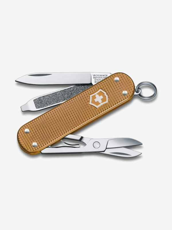 Нож складной Victorinox Classic SD Alox Colors, 58 мм, 5 функций, Коричневый