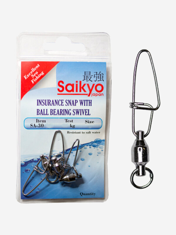 Морской вертлюг Saikyo SA-30 ( 1упк. по 3шт.), Серебряный