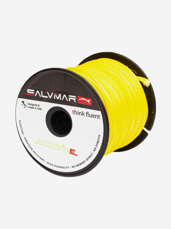 Линь для подводного ружья, ACTIVE DYNEEMA D 1,5 мм. (25 м.), Желтый