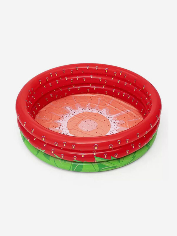 Бассейн детский BestWay 51145 Сладкая клубничка (160х38см) 2+, Красный