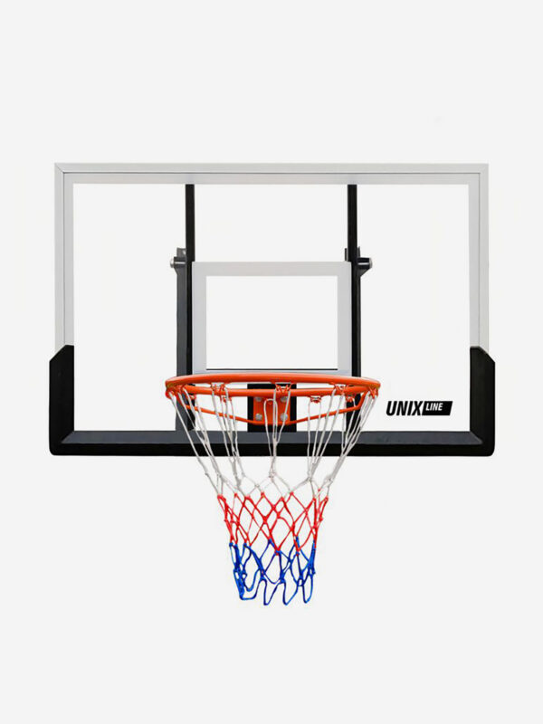 Баскетбольный щит UNIX Line B-Backboard Square, размер щита 122х82 см, Белый