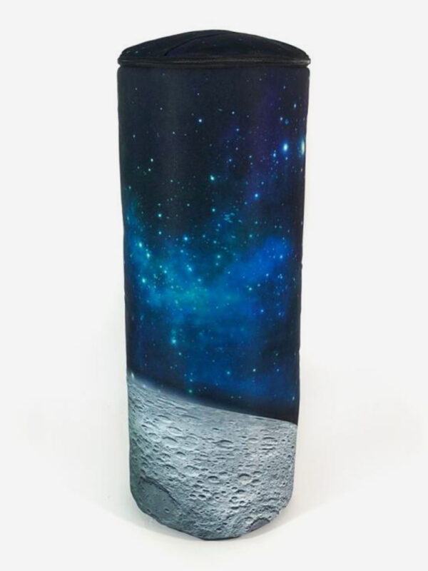 Спортивный валик для фитнеса, Moon Space Collection болстер для йоги с гречневой лузгой, ролик для йоги, валик для спины, Голубой