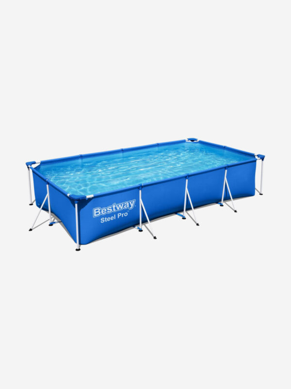Бассейн каркасный BestWay 56424 Steel Pro (400х211х81см), Голубой