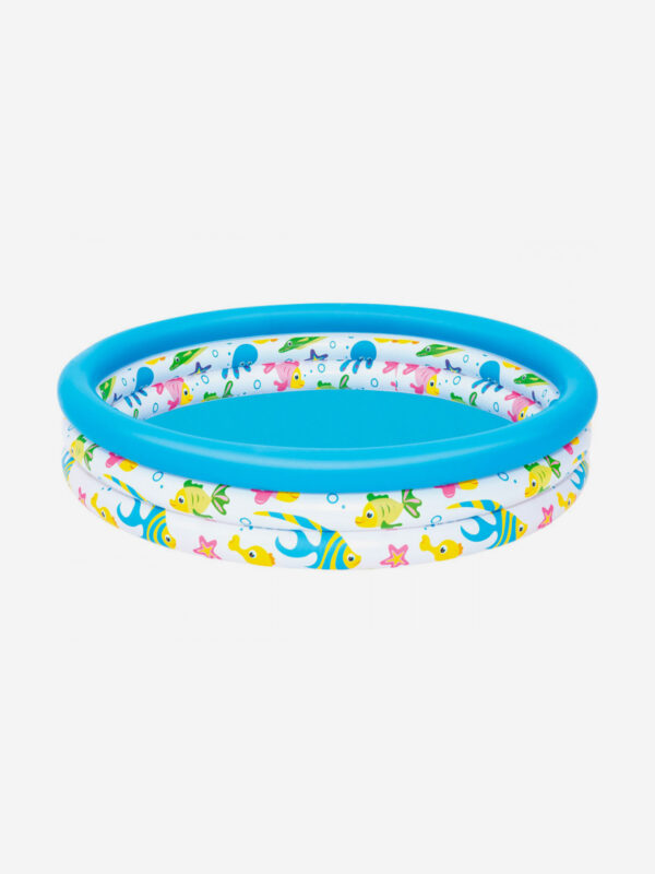 Детский круглый бассейн Bestway 51009 Coral Kids (122х25см), Белый