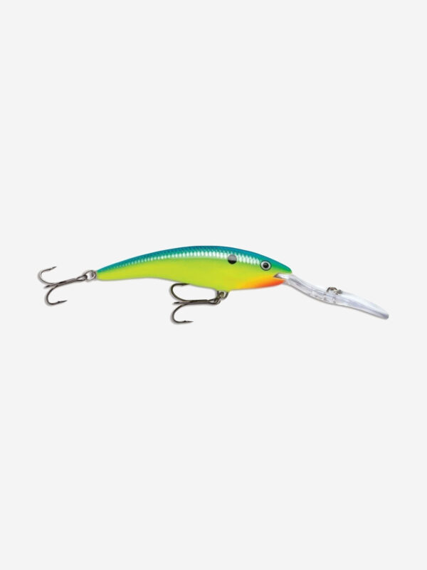 Воблер для рыбалки RAPALA Deep Tail Dancer 13, 13см, 42гр, цвет PRT, плавающий, Зеленый