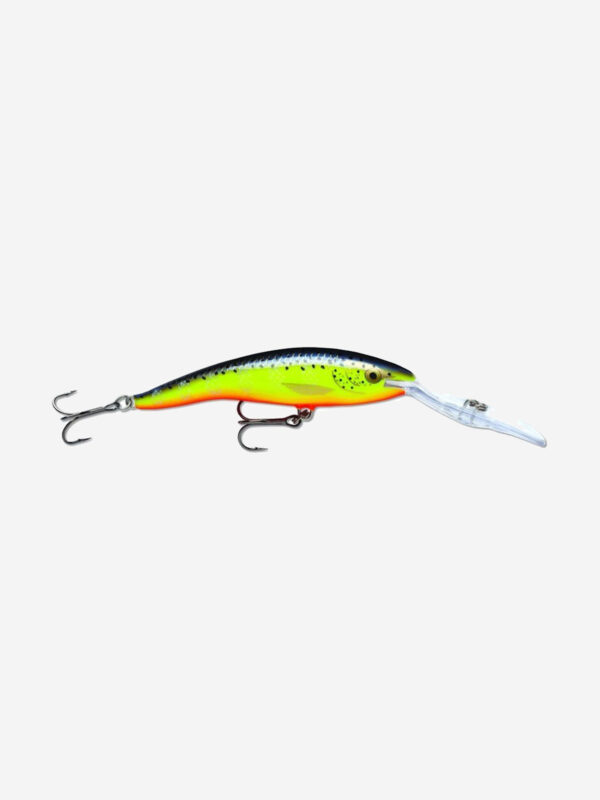 Воблер для рыбалки RAPALA Deep Tail Dancer 11, 11см, 22гр, цвет HS, плавающий, Зеленый