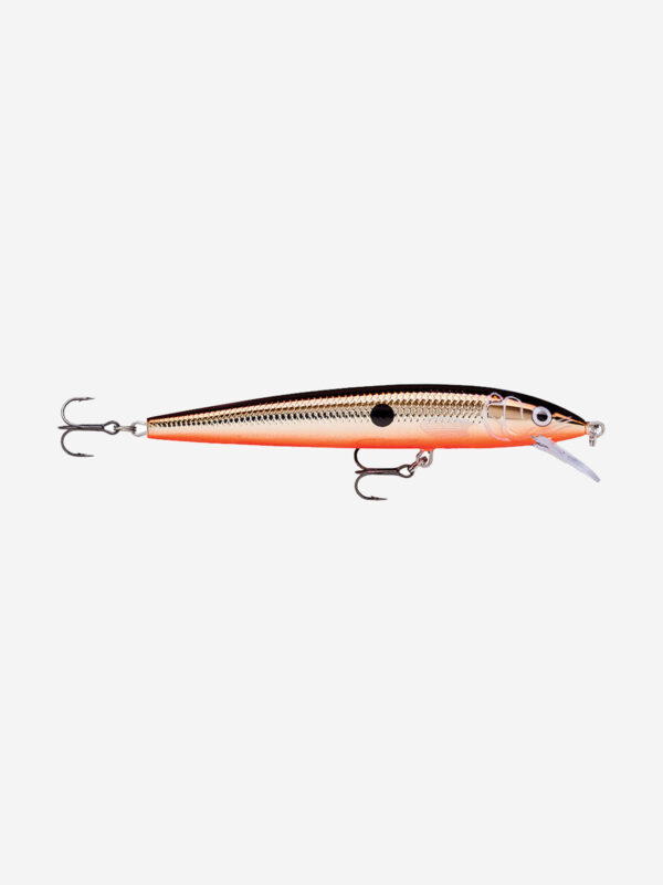 Воблер для рыбалки RAPALA Husky Jerk 12, 12см, 13гр, цвет SBR, нейтральный, Коричневый