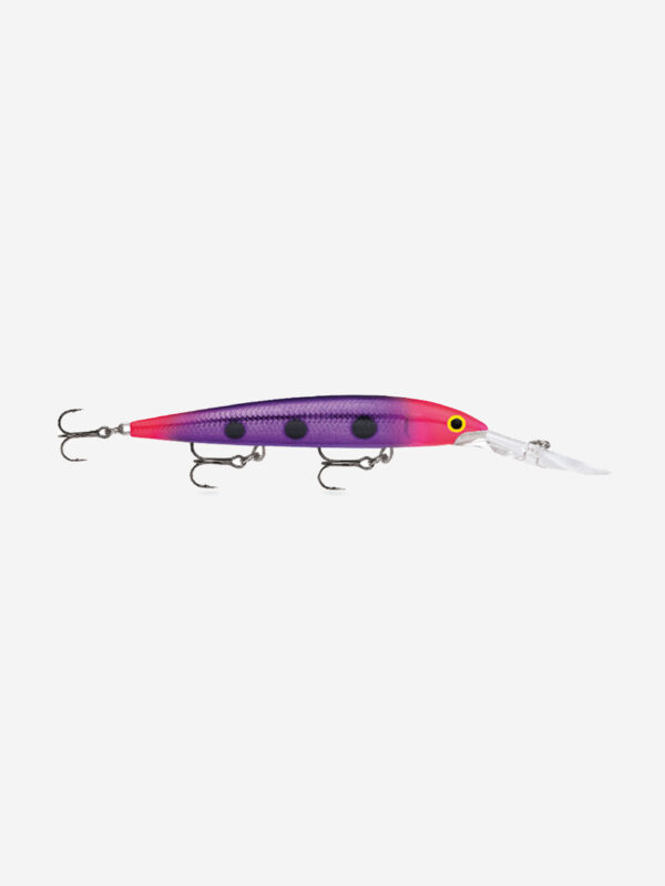 Воблер для рыбалки RAPALA Down Deep Husky Jerk 14, 14см, 23гр, цвет RVE, нейтральный, Фиолетовый