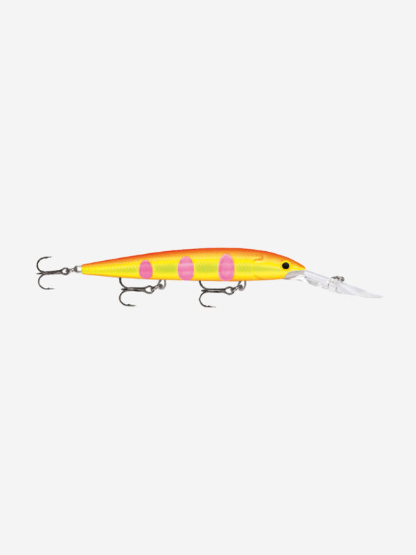 Воблер для рыбалки RAPALA Down Deep Husky Jerk 14, 14см, 23гр, цвет DSC, нейтральный, Розовый