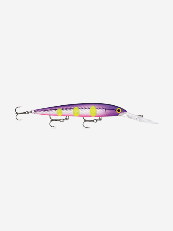 Воблер для рыбалки RAPALA Down Deep Husky Jerk 12, 12см, 15гр, цвет VDH, нейтральный, Фиолетовый