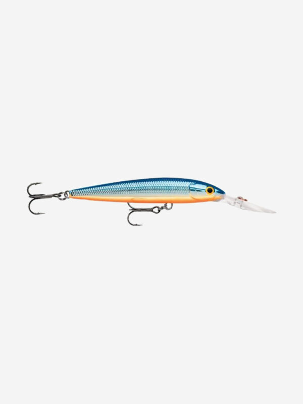 Воблер для рыбалки RAPALA Down Deep Husky Jerk 12, 12см, 15гр, цвет SB, нейтральный, Голубой