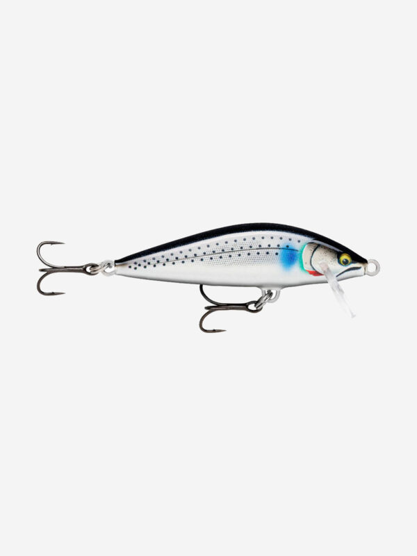 Воблер для рыбалки RAPALA CountDown Elite 75, 7,5см, 10г, цвет GDIN, тонущий, Серый