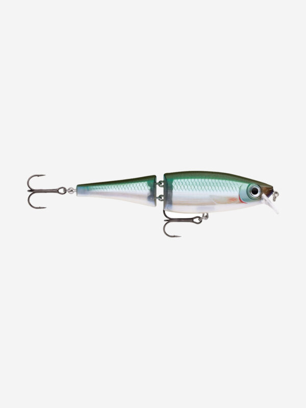 Воблер для рыбалки RAPALA BX Swimmer 12, 12см, 22г, цвет BBH, медленно тонущий, Зеленый