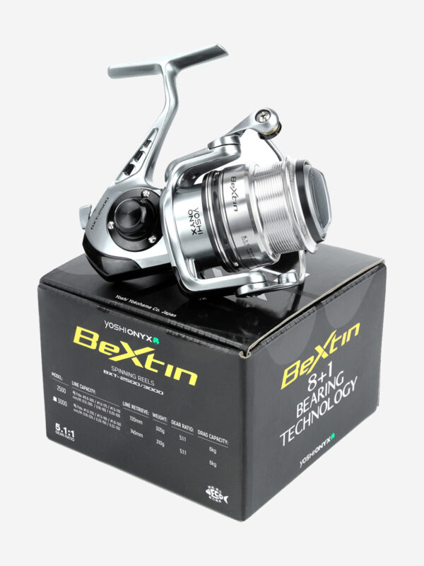 Катушка безынерционная Yoshi Onyx BEXTIN 3000, Серебряный