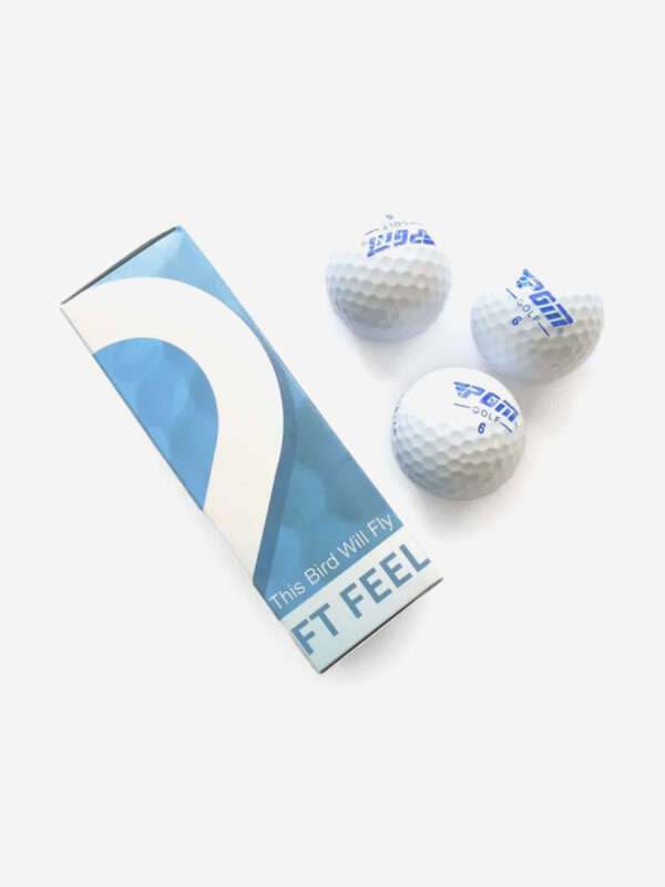 Мячи для гольфа PGM Soft Feel (3 мяча), Белый