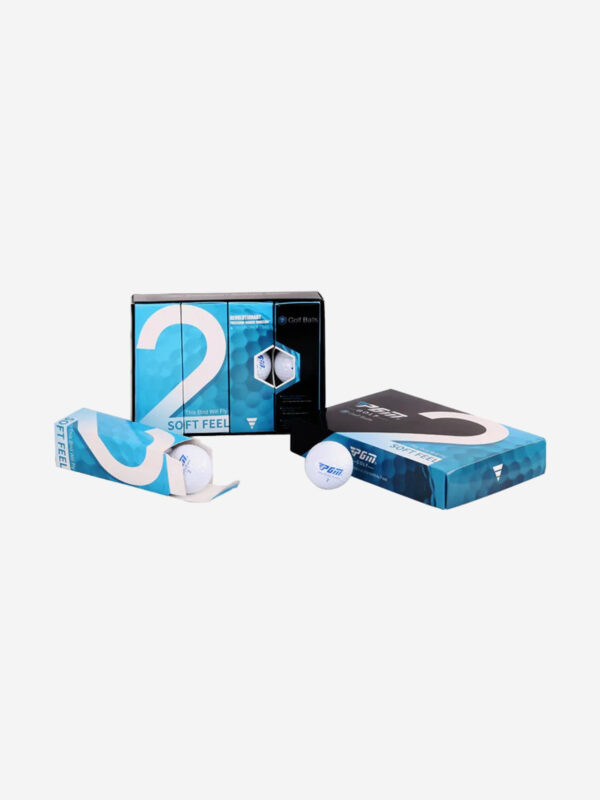 Мячи для гольфа PGM Soft Feel (12 мячей), Белый