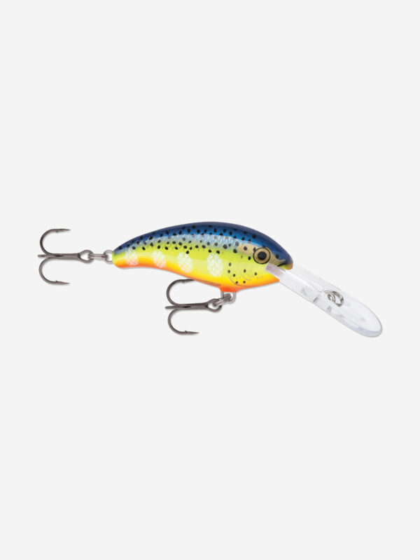 Воблер для рыбалки RAPALA Shad Dancer 05, 5см, 8гр, цвет HS, плавающий, Желтый