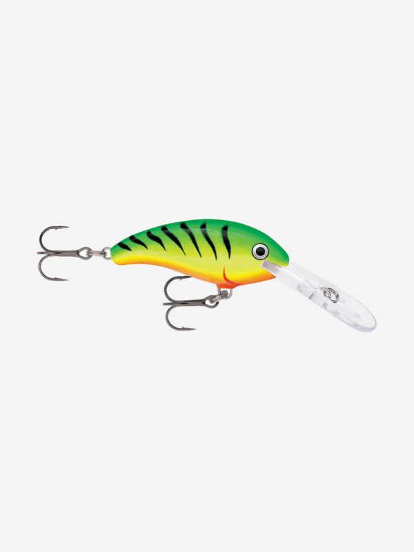 Воблер для рыбалки RAPALA Shad Dancer 05, 5см, 8гр, цвет FT, плавающий, Зеленый