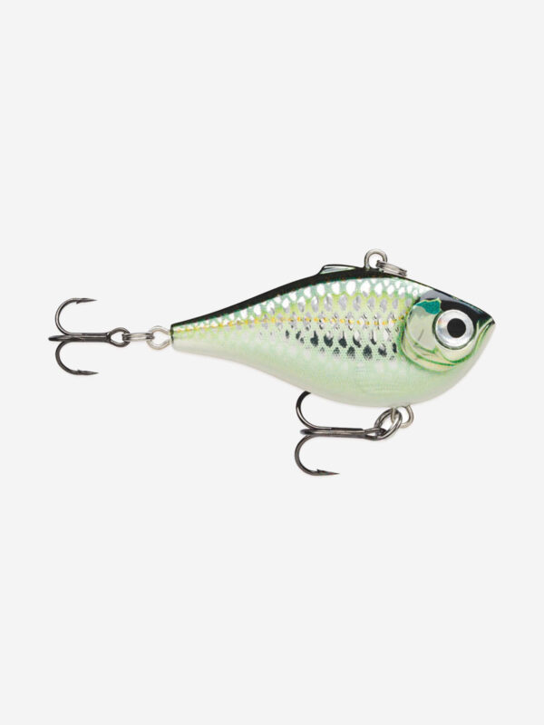 Воблер для рыбалки RAPALA Rippin' Rap 05, 5см, 9гр, цвет BLK, тонущий, Зеленый