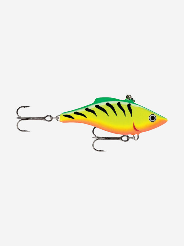 Воблер для рыбалки RAPALA Rattlin' Rapala 08, 8см, 22гр, цвет FT, тонущий, Зеленый