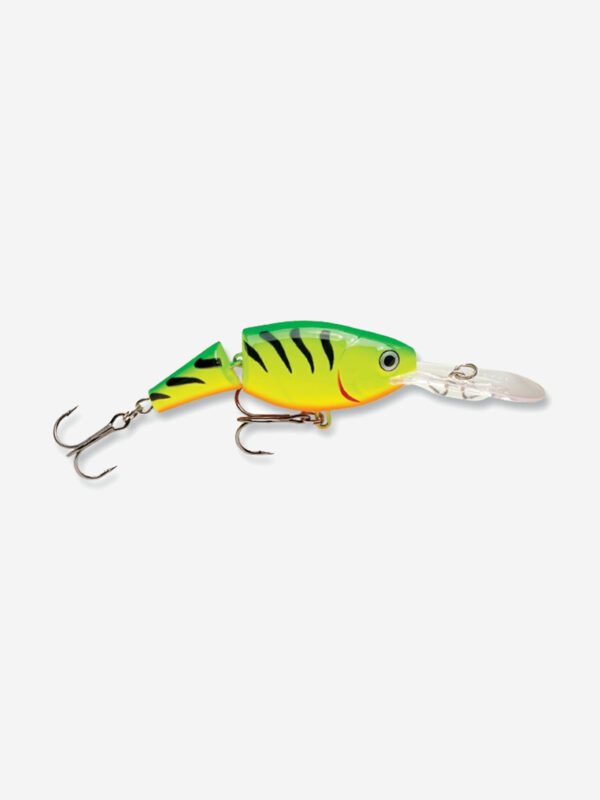 Воблер для рыбалки RAPALA Jointed Shad Rap 09, 9см, 25гр, цвет FT, нейтральный, Зеленый