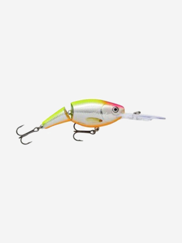 Воблер для рыбалки RAPALA Jointed Shad Rap 09, 9см, 25гр, цвет CLS, нейтральный, Зеленый