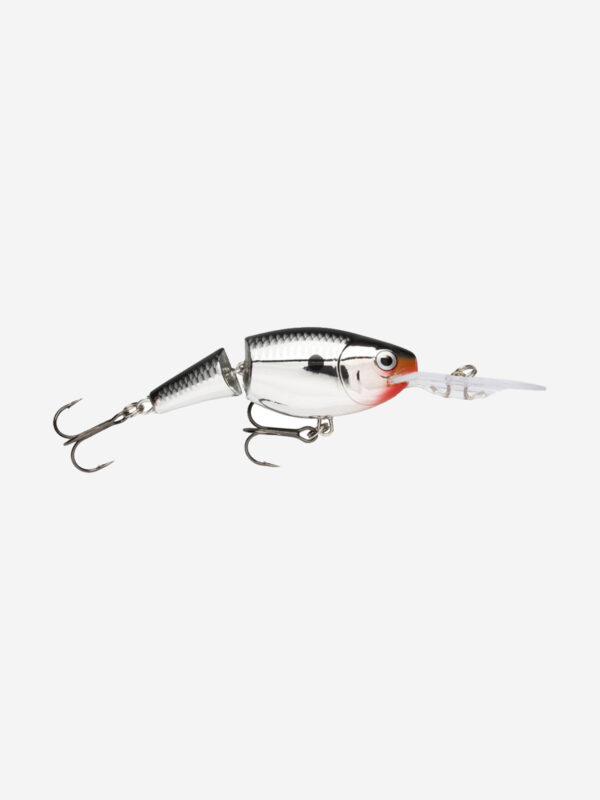 Воблер для рыбалки RAPALA Jointed Shad Rap 07, 7см, 13гр, цвет CH, нейтральный, Серебряный