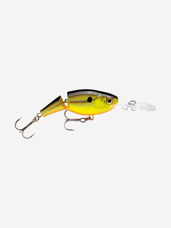 Воблер для рыбалки Rapala Jointed Shad Rap 07, 7см, 13гр, цвет CB, нейтральный, Желтый