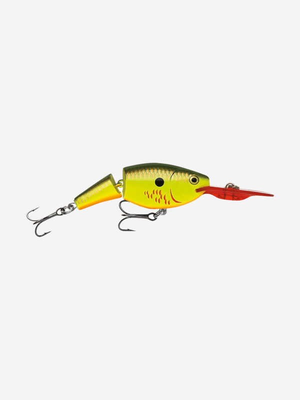 Воблер для рыбалки Rapala Jointed Shad Rap 07, 7см, 13гр, цвет BHO, нейтральный, Зеленый