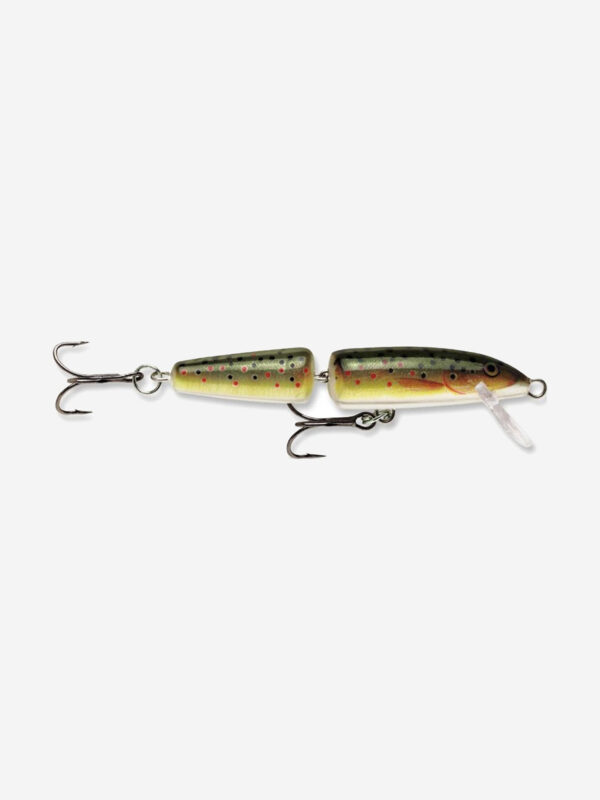 Воблер для рыбалки RAPALA Jointed 13, 13см, 18гр, цвет TR, плавающий, Зеленый