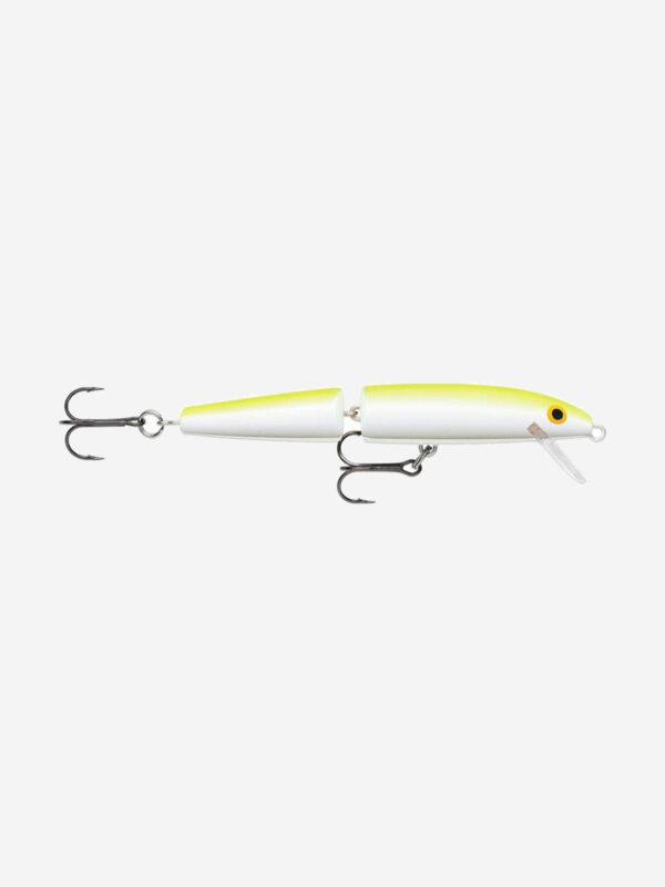 Воблер для рыбалки RAPALA Jointed 13, 13см, 18гр, цвет SFCU, плавающий, Желтый