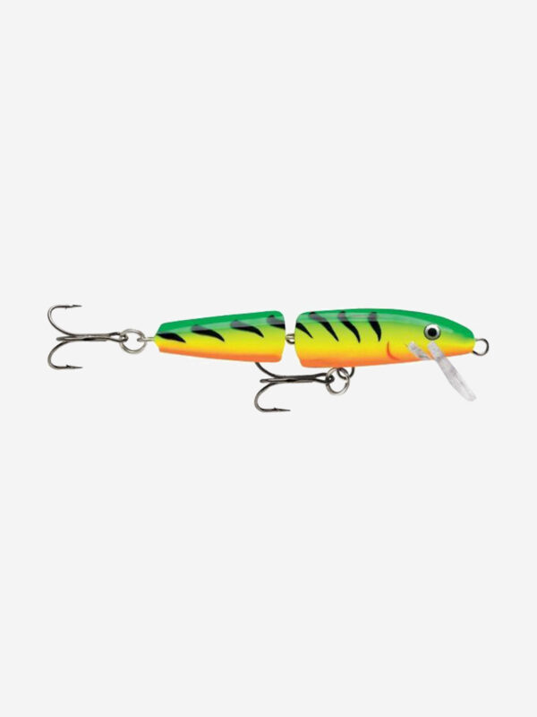 Воблер для рыбалки RAPALA Jointed 11, 11см, 9гр, цвет FT, плавающий, Зеленый