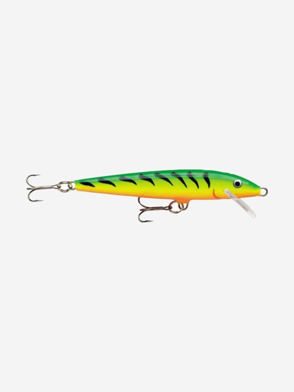 Воблер для рыбалки RAPALA Original Floater 13, 13см, 7гр, цвет FT, плавающий, Зеленый