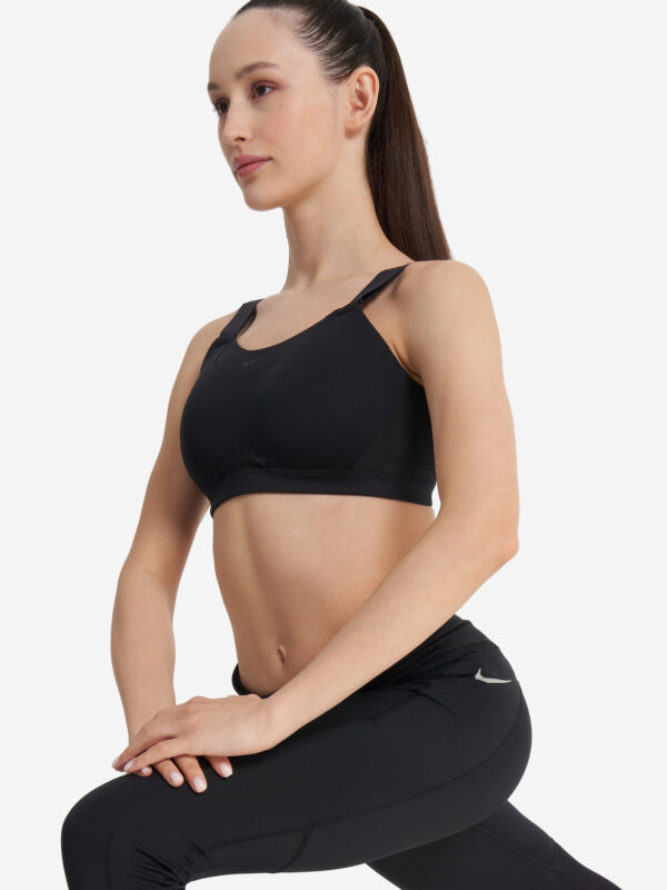 Спортивный топ бра Nike High-Support Padded Adjustable Sports, Черный