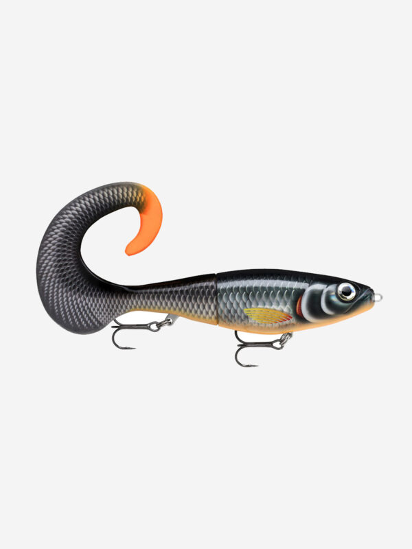 Воблер для рыбалки RAPALA X-Rap Otus 25, 25см, 90гр, цвет HLW, медленно тонущий, Серый