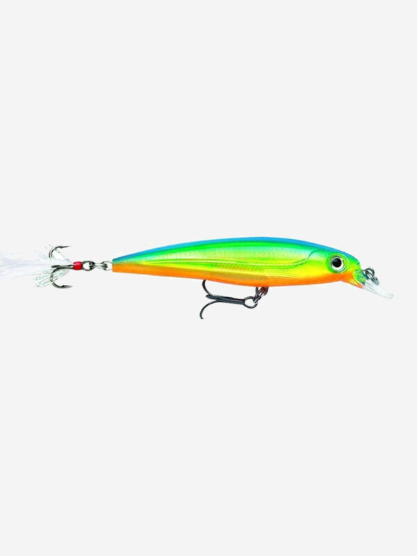 Воблер для рыбалки RAPALA X-Rap 10, 10см, 13гр, цвет PRT, нейтральный, Зеленый