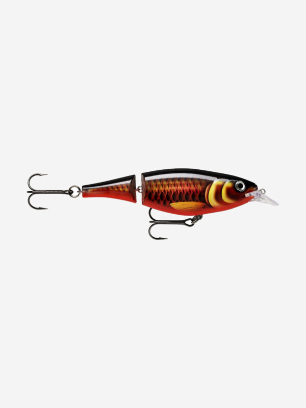 Воблер для рыбалки RAPALA X-Rap Jointed Shad 13, 13см, 46гр, цвет TWZ, нейтральный, Красный