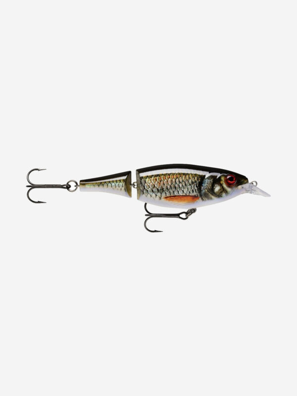 Воблер для рыбалки RAPALA X-Rap Jointed Shad 13, 13см, 46гр, цвет ROL, нейтральный, Серый