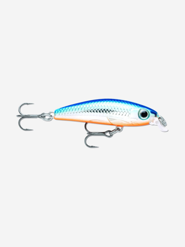 Воблер для рыбалки RAPALA Ultra Light Minnow 06, 6см, 4гр, цвет SB, медленно тонущий, Голубой