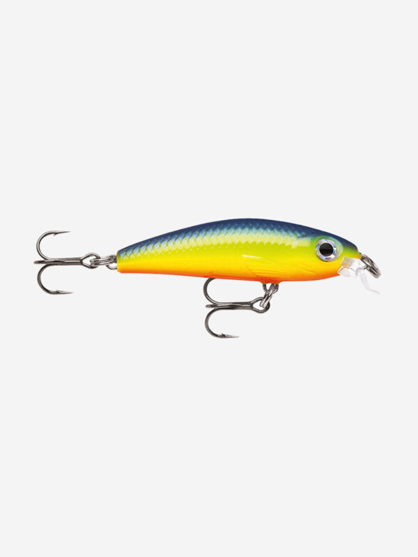 Воблер для рыбалки RAPALA Ultra Light Minnow 06, 6см, 4гр, цвет HS, медленно тонущий, Желтый