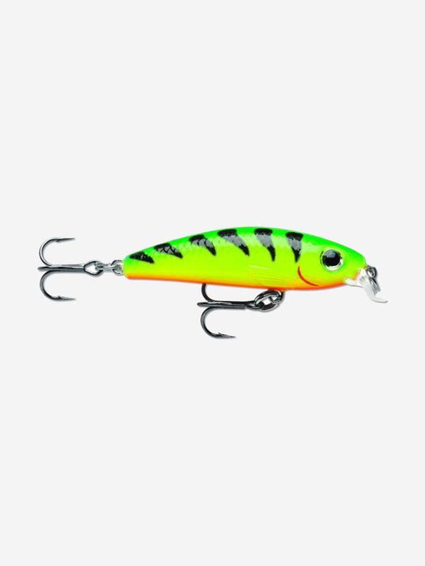 Воблер для рыбалки RAPALA Ultra Light Minnow 06, 6см, 4гр, цвет FT, медленно тонущий, Зеленый