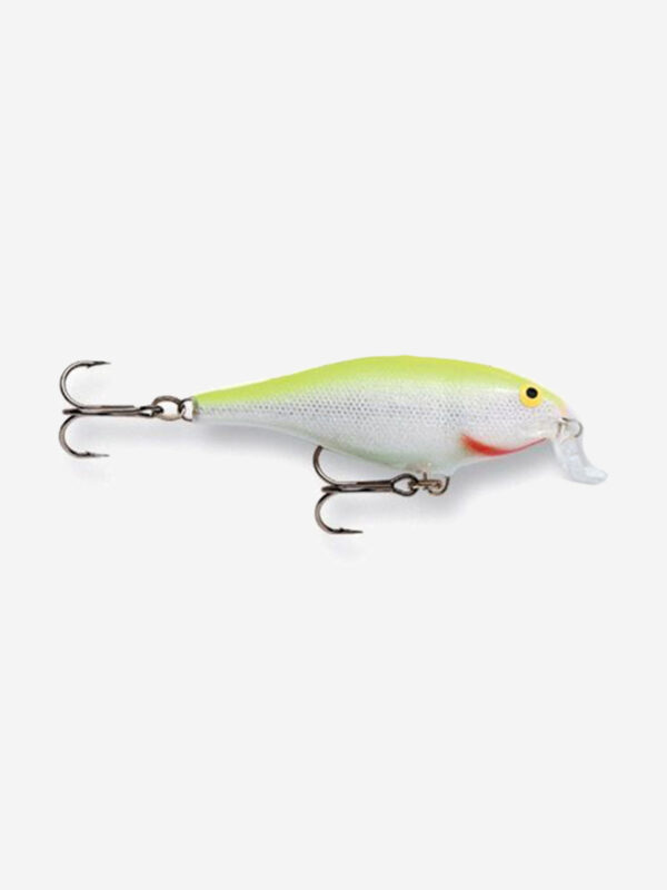 Воблер для рыбалки RAPALA Shallow Shad Rap 07, 7см, 7гр, цвет SFC, плавающий, Зеленый