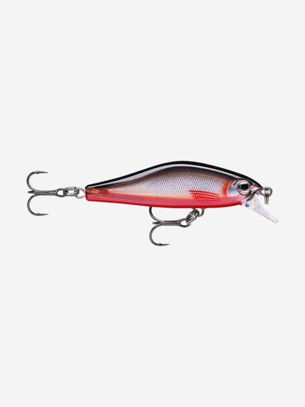 Воблер для рыбалки RAPALA Shadow Rap Solid Shad 06, 6см, 7гр, цвет RBS, быстро тонущий, Красный