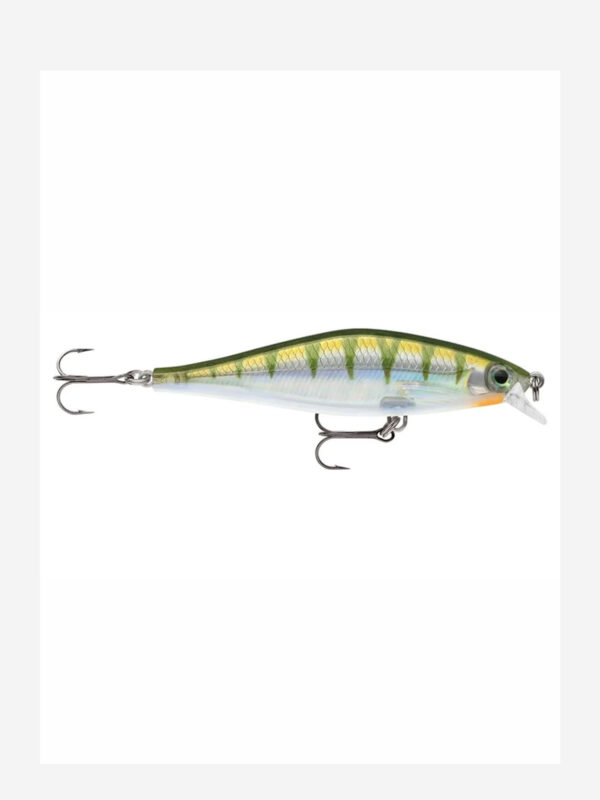 Воблер для рыбалки RAPALA Shadow Rap Shad 09, 9см, 12гр, цвет YP, медленно всплывающий, Зеленый