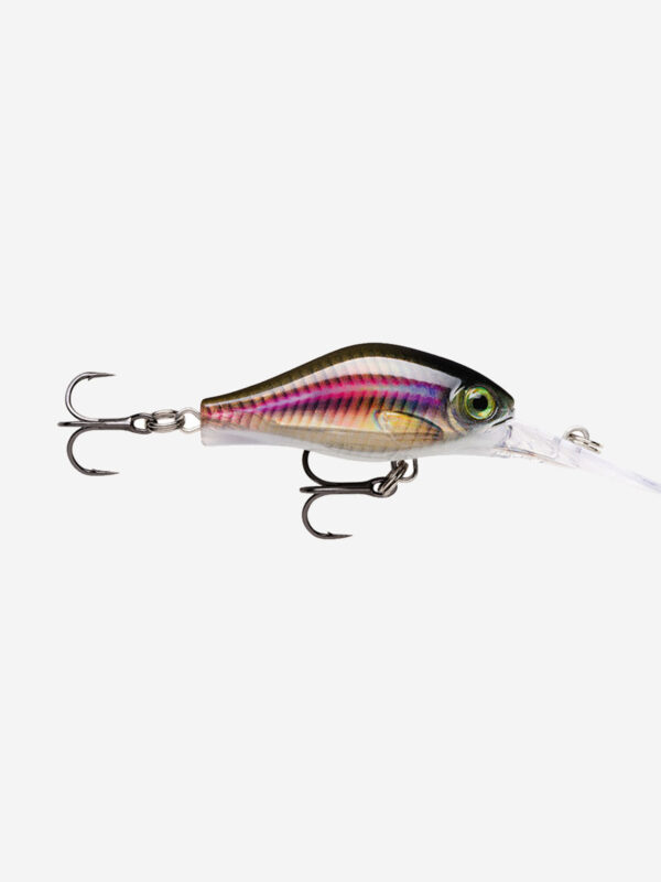 Воблер для рыбалки RAPALA Shadow Rap Fat Jack 04, 4см, 4гр, цвет SML, медленно всплывающий, Мультицвет