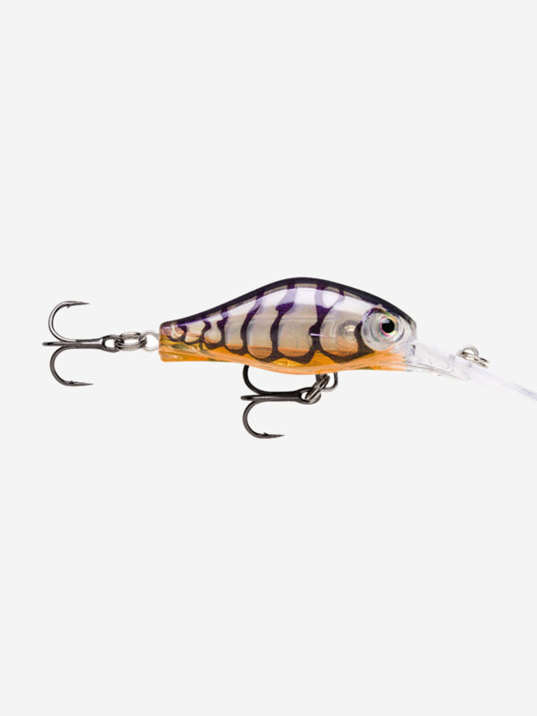 Воблер для рыбалки RAPALA Shadow Rap Fat Jack 04, 4см, 4гр, цвет HTY, медленно всплывающий, Коричневый