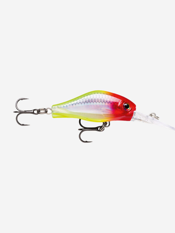 Воблер для рыбалки RAPALA Shadow Rap Fat Jack 04, 4см, 4гр, цвет CLN, медленно всплывающий, Зеленый