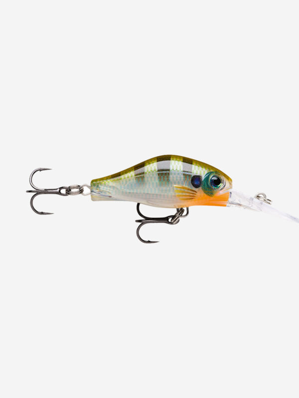 Воблер для рыбалки RAPALA Shadow Rap Fat Jack 04, 4см, 4гр, цвет BG, медленно всплывающий, Зеленый